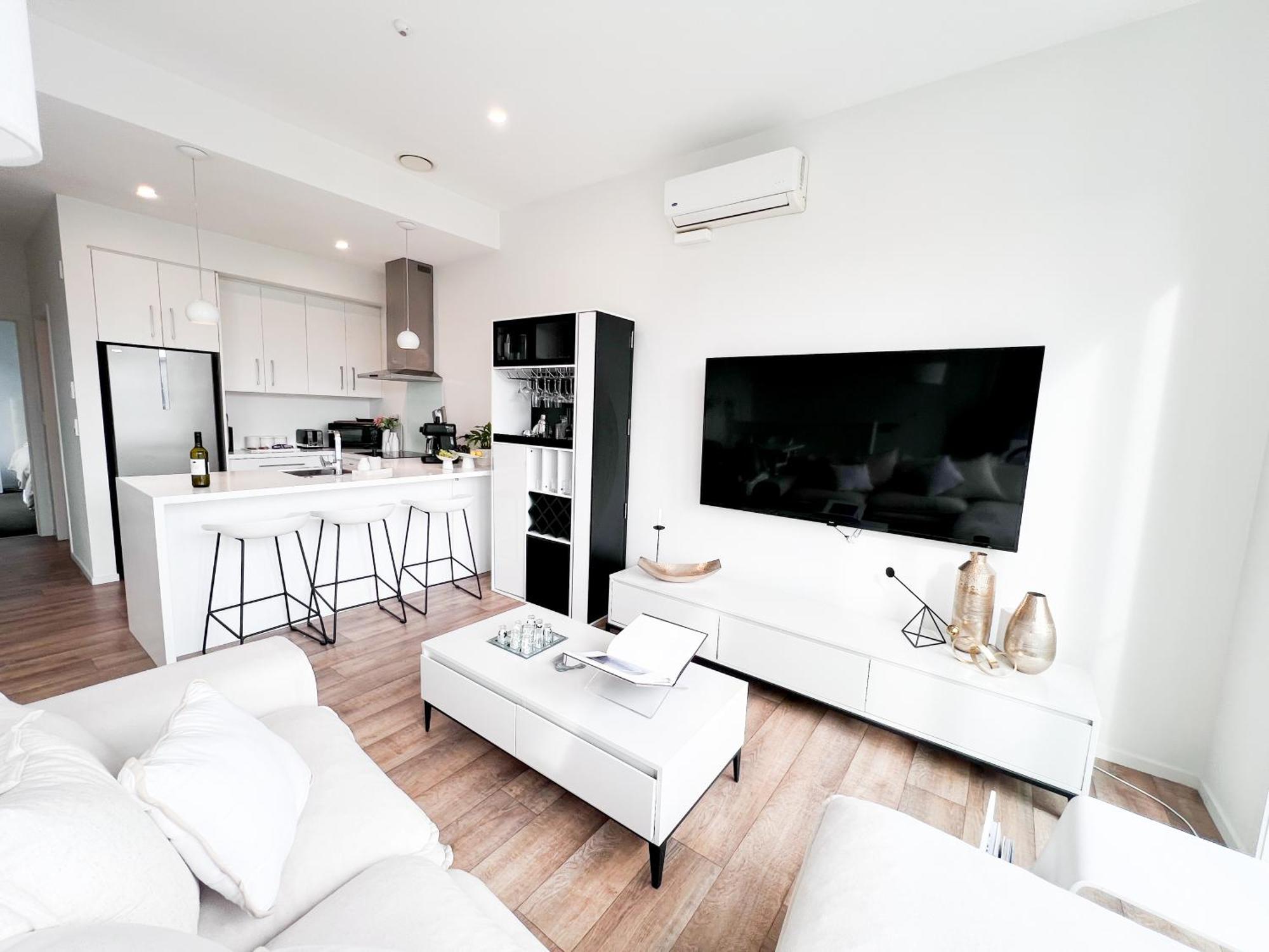 Luxury 2 Bedroom Apartment With Cocktail Bar And Espresso Machine Окленд Екстер'єр фото